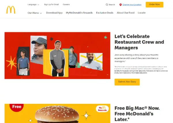 Web-Safe Color Chart As Of 2022 - Examples : McDonalds