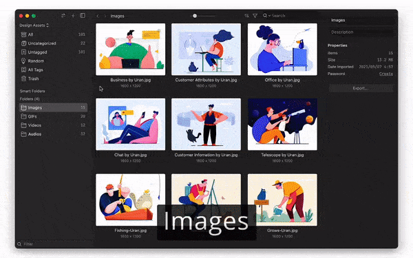 How To Organize Images Fast In 2022: Eagle Image Optimizer - Previews