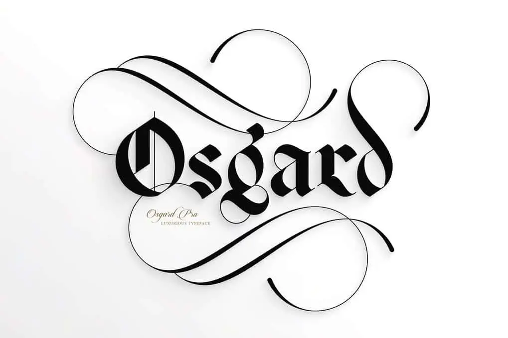 Osgard Pro Medieval font