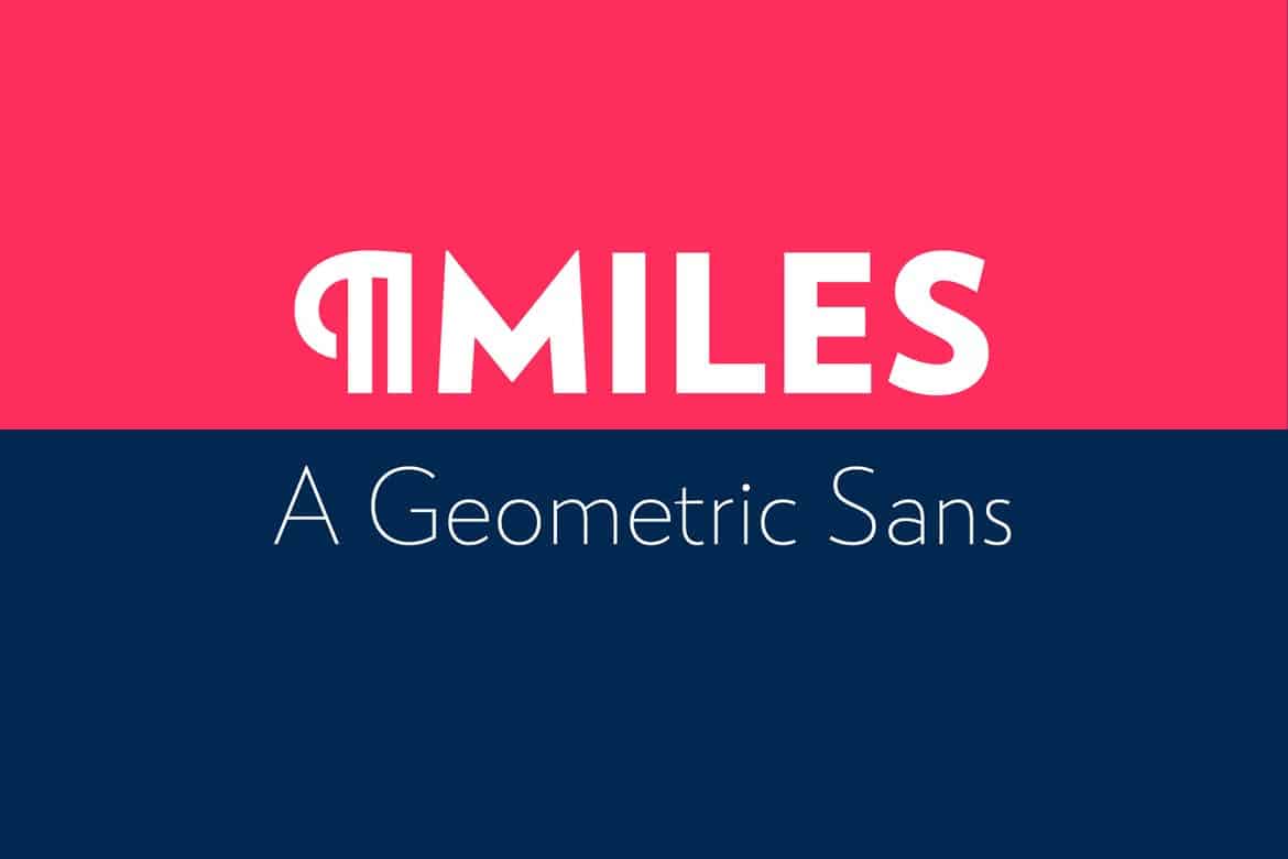 RNS Miles - Alphabet & Numbers Font