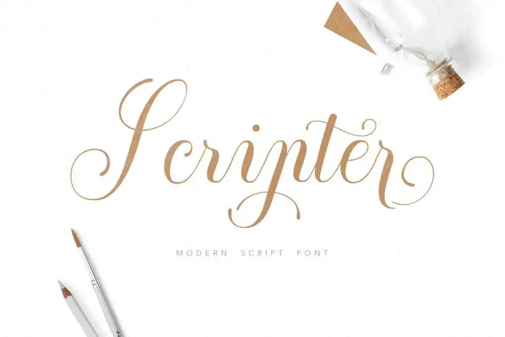 Free Handwriting Fonts: Scripter