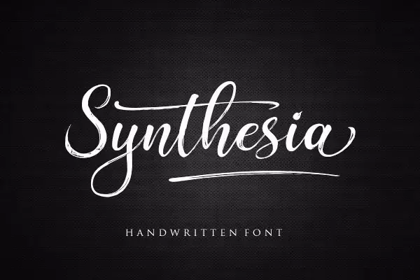 Synthesia - Best Brush Script Font