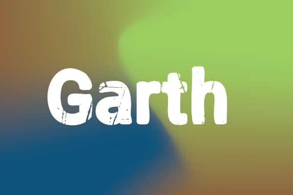 Garth font