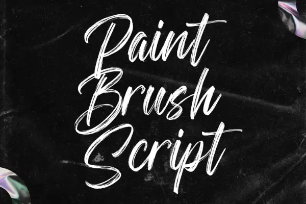 Paint Brush - Free Brush Script Font