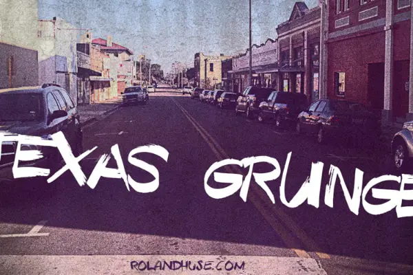 Texas Grunge Demo Font