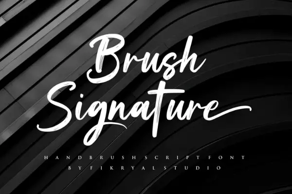 Brush Signature - Free Handwritten Script Font