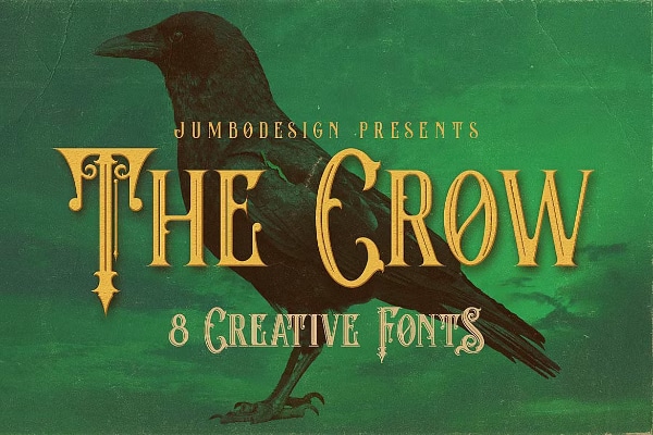 The Crow Vintage Style Font