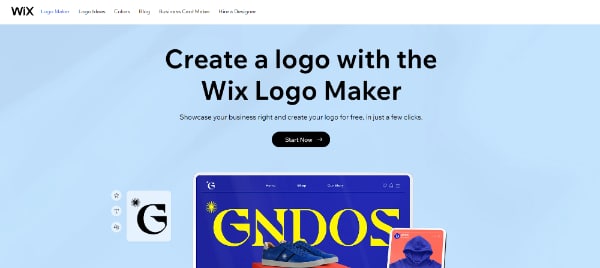 Working on Wix Logo Maker: Home