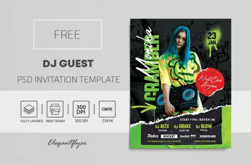DJ Guest Invitation