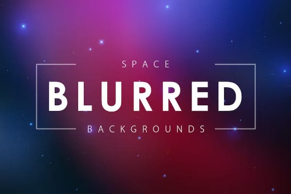 Blurred Space Backgrounds