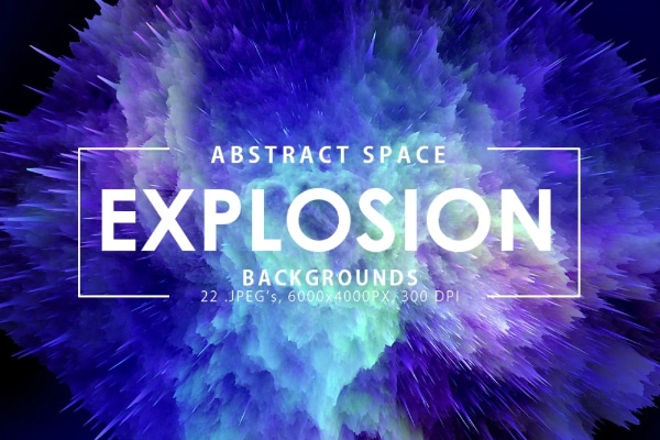 Space Explosion Backgrounds