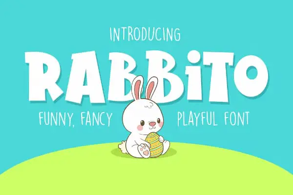 Rabbito - Fun, Fancy & Playful Font