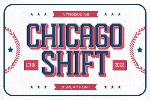Chicago Shift – Sport Font