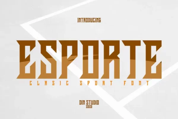 Esporte - Classic Sport Font