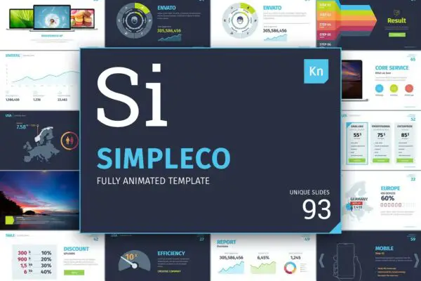 SIMPLECO Keynote presentation template