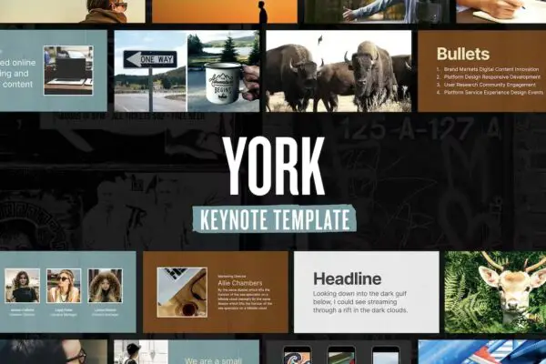 York Keynote Presentation Template