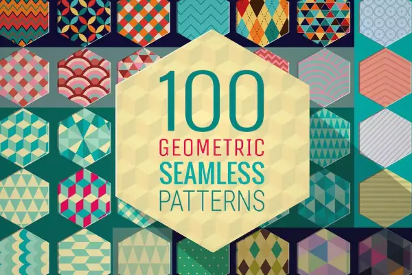 100 Abstract Geometric Background Patterns