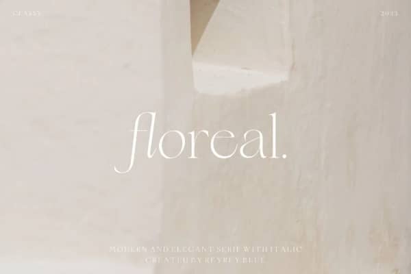 Floreal – Elegant Serif Font