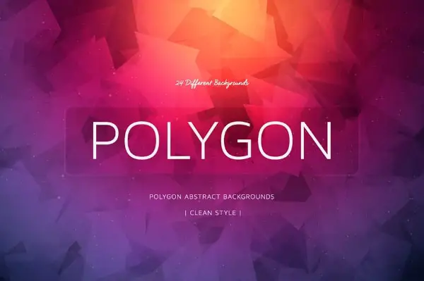 Polygon Colorful Backgrounds