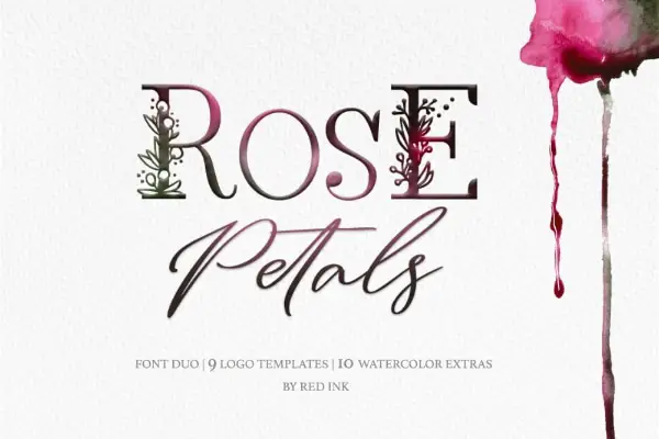 Rose Petals Font