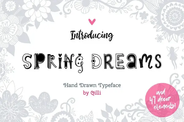 Spring Dreams Typeface