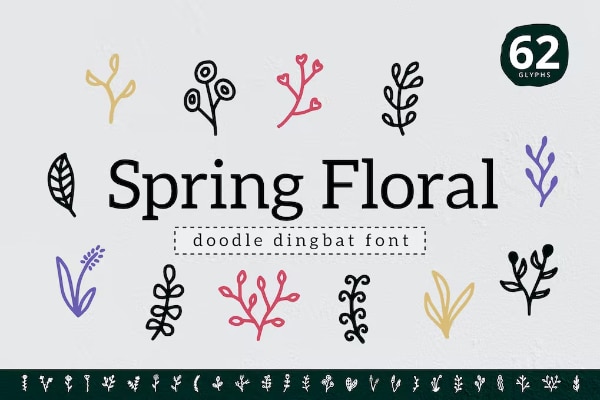 Spring Floral Dingbat