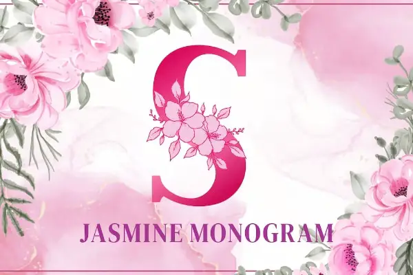 Jasmine - Monogram Font