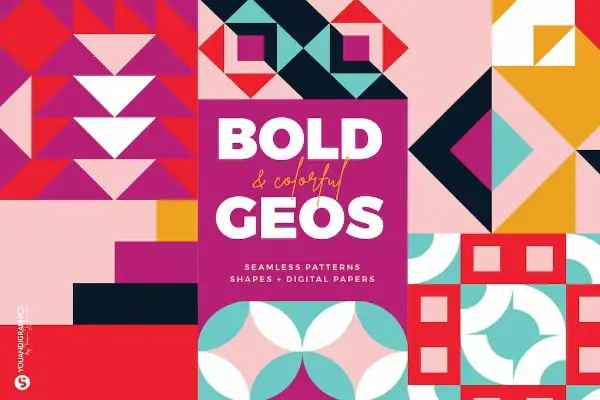 Bold and Colorful Geos
