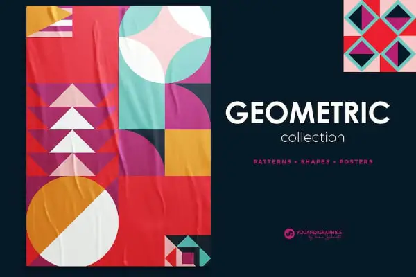 Geometric Shapes, Posters & Patterns
