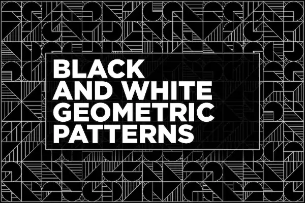 Geometric Black & White Patterns