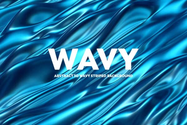 Abstract 3D Wavy Backgrounds