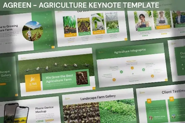 Agreen - Agriculture Keynote Template