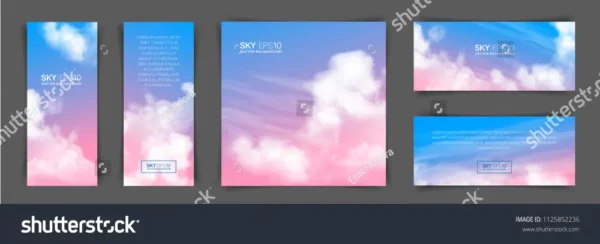 Pink Blue Sky Backgrounds
