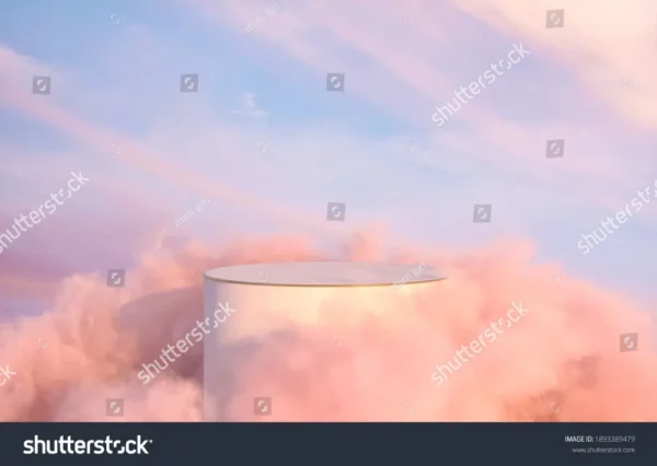 Podium with Clouds