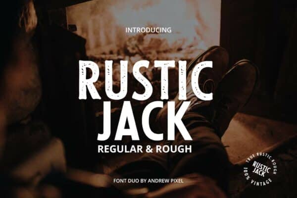 Rustic Jack - A Vintage Font Duo