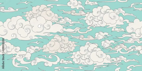 Seamless Cloud Pattern