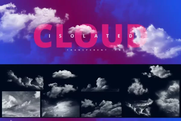Transparent Clouds Set