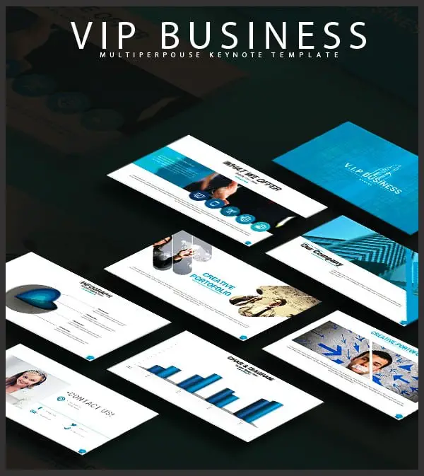 VIP Business - Free Multipurpose Keynote Template