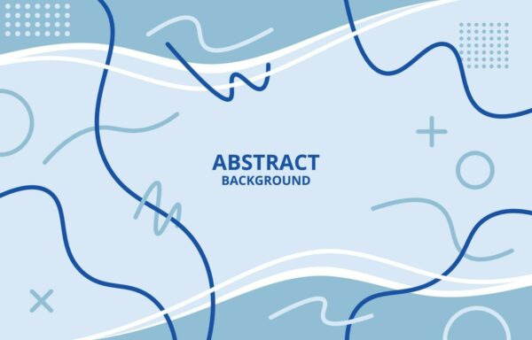 Abstract Blue Vector Illustration Background
