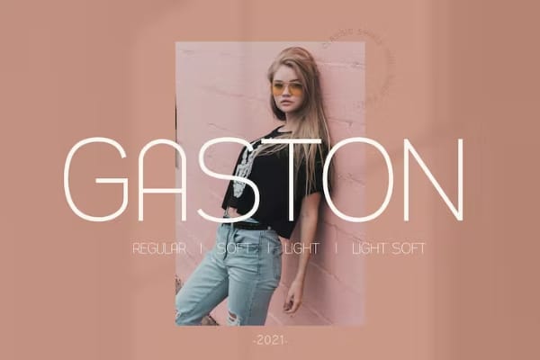 GASTON modern Instagram Font