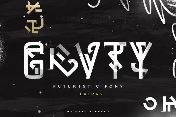GRVTY – Futuristic Style Font