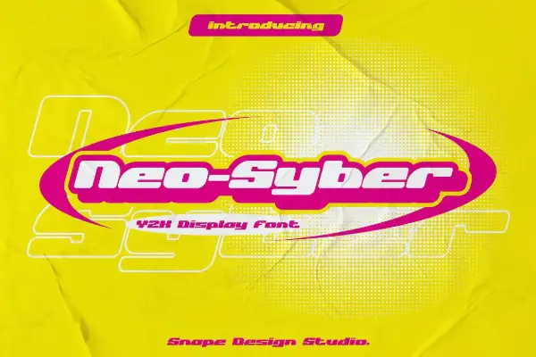 Neo-Syber (Y2K Display Font)