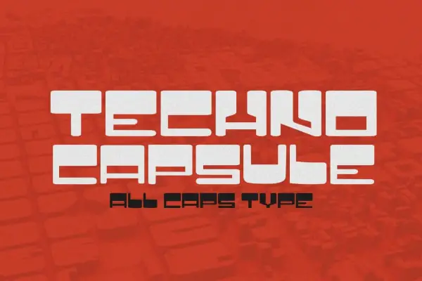 Techno Capsule – Futuristic Typeface