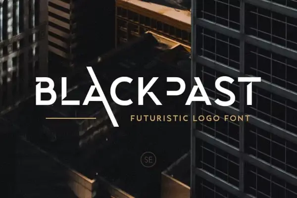Blackpast – Futuristic Logo Font