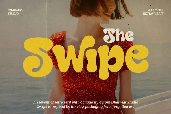 Swipe – Seventies Retro Typeface