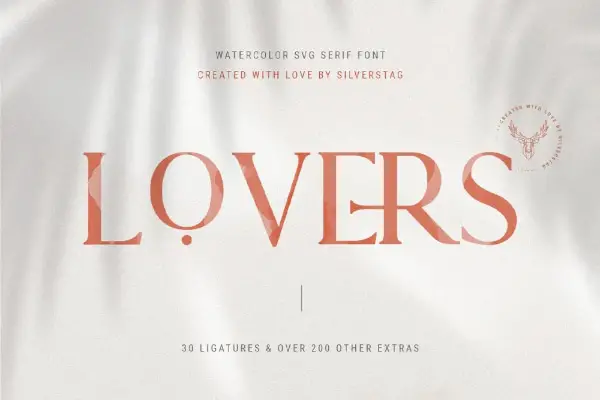 Lovers Serif Font