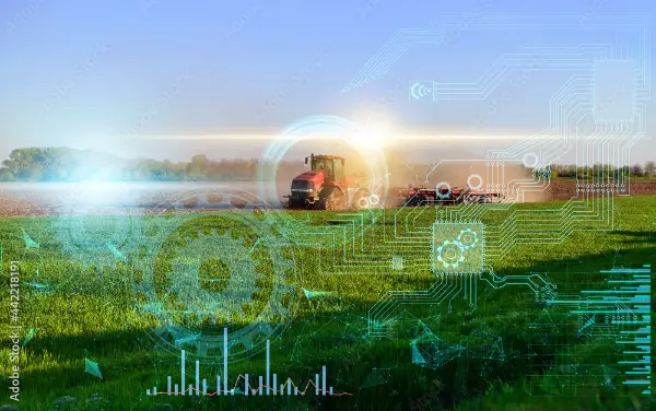 Agriculture Image of Field Technology Concept