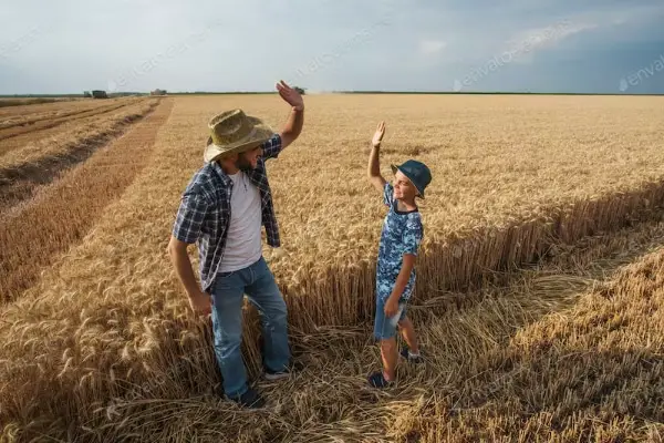 Agriculture - Grown-ups and kids