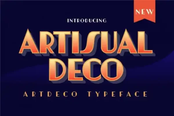Artisual Deco: A free display font