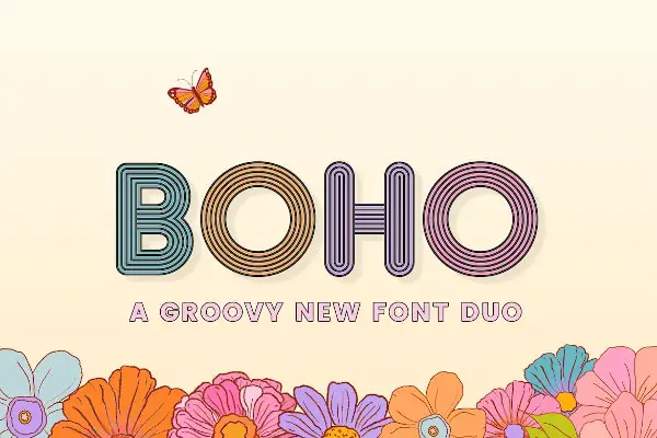 20+ Best Boho Fonts for Bohemian Designs